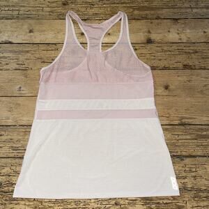 Lorna Jane Women Size M Pale Pink Racerback Tank Top